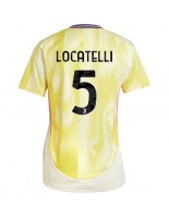 Juventus Manuel Locatelli #5 Vieraspaita Naisten 2024-25 Lyhythihainen